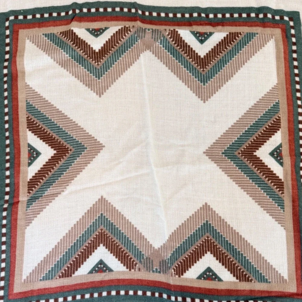 BP‎ Nordstrom Womens Southwestern Geometric Square Wrap Scarf Cowgirl Layer OS